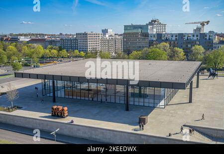 Neue Nationalgalerie, Potsdamer Straße, Mitte, Berlin, Deutschland Stockfoto