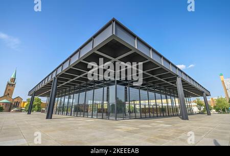 Neue Nationalgalerie, Potsdamer Straße, Mitte, Berlin, Deutschland Stockfoto