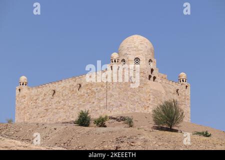 Mausoleum von Aga Khan in Assuan, Ägypten Stockfoto