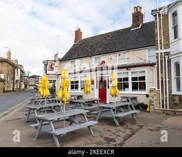 Adnams The Red Lion Pub Queen Street Southwold suffolk 2022 Stockfoto