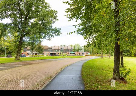 Zuidhorn, Niederlande - 25. September 2022: Johan Smitpark in Zuidhorn, Gemeinde Westerkwartier Provinz Groningen in den Niederlanden Stockfoto