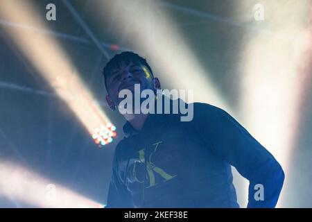 10. November 2022, Rom, Italien: Paky während des Konzerts der 'Salvatore Live Tour' im Pala Atlantico in Rom. (Bild: © Roberto Bettacchi/Pacific Press via ZUMA Press Wire) Stockfoto