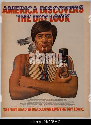 Vintage 10. Februar 1970 „Look“-Magazin-Anzeige, USA Stockfoto