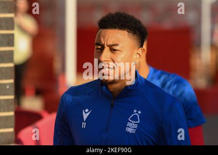 Nottingham, Großbritannien. Samstag, 12.. November 2022. Jesse Lingard aus Nottingham Forest während des Premier League-Spiels zwischen Nottingham Forest und Crystal Palace am City Ground, (Quelle: Jon Hobley | MI News) Quelle: MI News & Sport /Alamy Live News Stockfoto