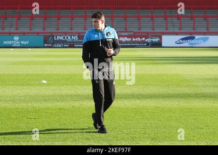 Stevenage am Samstag, den 12.. November 2022. Vor dem Sky Bet League 2-Spiel zwischen Stevenage und Hartlepool United im Lamex Stadium, Stevenage am Samstag, 12.. November 2022. (Kredit: John Cripps | MI Nachrichten) Kredit: MI Nachrichten & Sport /Alamy Live Nachrichten Stockfoto