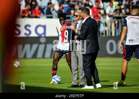 Unipol Domus, Cagliari, Italien, 12. November 2022, Selvaggi während des Spiels Cagliari Calcio gegen AC Pisa - Italienischer Fußball Serie B Stockfoto