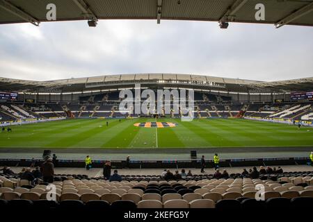 Allgemeiner Blick ins MKM-Stadion vor dem Sky Bet Championship-Spiel Hull City vs Reading im MKM-Stadion, Hull, Großbritannien, 12.. November 2022 (Foto von James Heaton/Nachrichtenbilder) Stockfoto