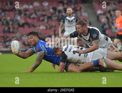 London, Großbritannien. 12.. November 2022. Rugby League World Cup 2021 Halbfinale zwischen England und Samoa in den Emiraten, Arsenal, London, Großbritannien am 12 2022. November (Foto von Craig Cresswell/Alamy Live News) Stockfoto