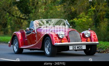 1999 Red Morgan plus vier Sportwagen Stockfoto