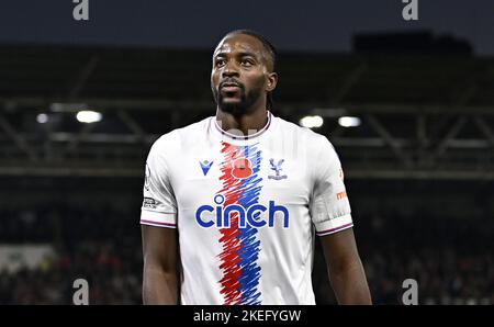 Nottingham, Nottinghamshire, Großbritannien. 12.. November 2022. Jean-Philippe Mateta (Crystal Palace) beim Spiel der Premier League in Nottingham Forest V Crystal Palace auf dem City Ground, Nottingham, Großbritannien. Quelle: MARTIN DALTON/Alamy Live News Stockfoto