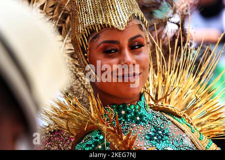 Sao Paulo, Brasilien. 12.. November 2022. Atmosphäre im Kreislauf. Großer Preis von Brasilien, Samstag, 12.. November 2022. Sao Paulo, Brasilien. Quelle: James Moy/Alamy Live News Stockfoto