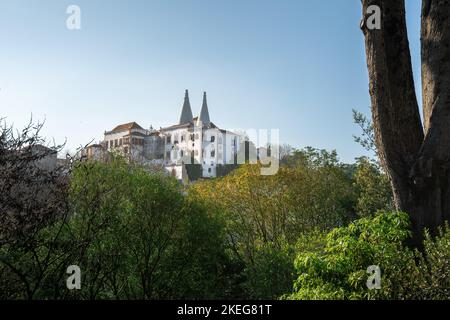 Nationaler Palast von Sintra - Sintra, Portugal Stockfoto