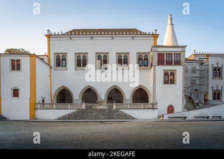 Nationaler Palast von Sintra - Sintra, Portugal Stockfoto