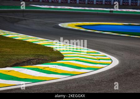 Sao Paulo, Brasilien. 10.. November 2022. Track Impression, F1 Grand Prix of Brazil beim Autodromo Jose Carlos Pace am 10. November 2022 in Sao Paulo, Brasilien. (Foto von HIGH TWO) Quelle: dpa/Alamy Live News Stockfoto