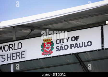 Sao Paulo, Brasilien. 10.. November 2022. Track Impression, F1 Grand Prix of Brazil beim Autodromo Jose Carlos Pace am 10. November 2022 in Sao Paulo, Brasilien. (Foto von HIGH TWO) Quelle: dpa/Alamy Live News Stockfoto