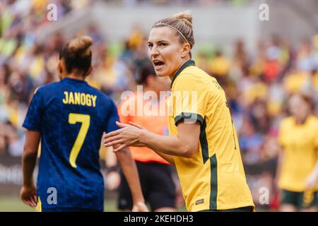 2022 International Freundlich Australien Vs Schweden Stockfoto