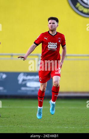 The EnviroVent Stadium, Harrogate, England - 12.. November 2022 Paul Smyth (7) von Leyton Orient - während des Spiels Harrogate Town gegen Leyton Orient, EFL League 2, 2022/23, im EnviroVent Stadium, Harrogate, England - 12.. November 2022 Credit: Arthur Haigh/WhiteRoseFotos/Alamy Live News Stockfoto