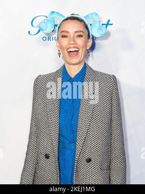 12. November 2022, New York, New York, USA: Thania Peck nimmt an der Premiere von Blue's Big City Adventure auf dem Regal Union Square Teil (Foto: © Lev Radin/Pacific Press via ZUMA Press Wire) Stockfoto