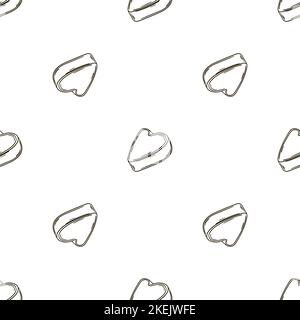 Cute pattern with sweets. Heart. Coloring candy seamless pattern. Print Stock Vektor