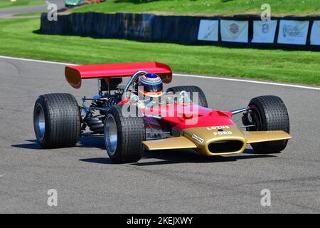 Adrian Newey, Lotus-Cosworth 49, Graham Hill Feier, ein viel gefeierter und charismatischer Formel-1-Weltmeister, gewann seinen ersten Titel F1, 60, ja Stockfoto