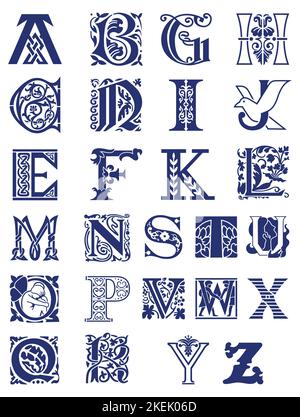 Malvorlagen Blumen Zierpflanzen Alphabet, Anfangsbuchstabe W Font