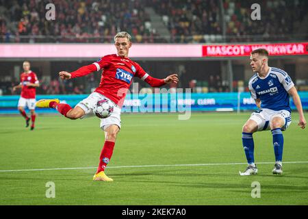 Silkeborg, Dänemark. 12.. November 2022. Oliver Sonne (5) von Silkeborg, WENN er während des Superliga-Spiels 3F zwischen Silkeborg IF und Lyngby Boldklub im Jysk Park in Silkeborg gesehen wurde. (Foto: Gonzales Photo/Alamy Live News Stockfoto