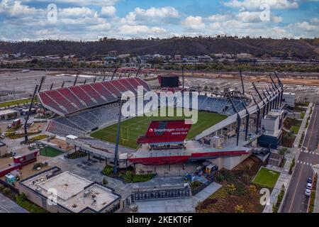 Das neue Snapdragon-Fußballstadion in San Diego, Kalifornien. Stockfoto