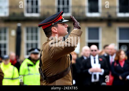 Newcastle, Großbritannien. 13.. November 2022. 13/11/2022 Remembrance Sunday Parade, Newcastle, England Stockfoto