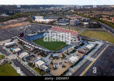 Das neue Snapdragon-Fußballstadion in San Diego, Kalifornien. Stockfoto