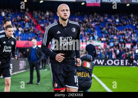 Rotterdam - Gernot Trauner von Feyenoord während des Spiels zwischen Feyenoord und Excelsior im Stadion Feijenoord De Kuip am 13. November 2022 in Rotterdam, Niederlande. (Box zu Box Pictures/Tom Bode) Stockfoto