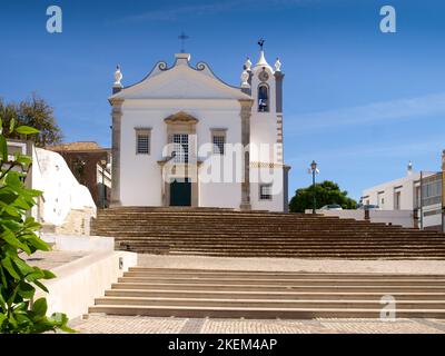 Kirche von Estoi nördlich von Faro in der portugiesischen Region der Algarve Stockfoto