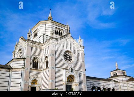 Der Friedhof in Mailand, Cimitero Monumentale di Milano, Italien Stockfoto