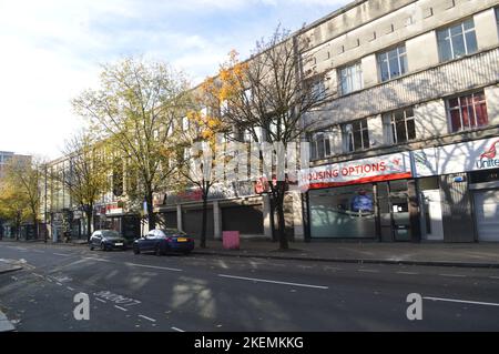 13.. November 2022, Swansea, Wales, Vereinigtes Königreich. High Street Swansea. Stockfoto