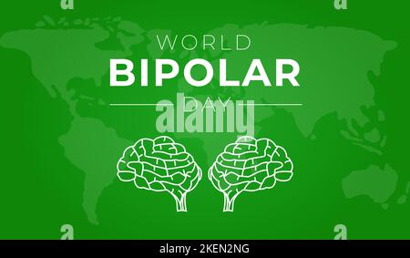 Bipolare Hintergrunddarstellung Für Den Green World Tag – Banner Stock Vektor