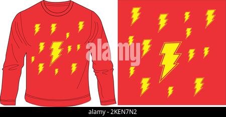 Helles Logo Spark-T-Shirt Grafikdesign Vektordarstellung digitale Datei Siebdruck, Kinderbekleidung, Kindermode, Vektor, Vektorkunst, Grafik-T-Shirts, gra Stock Vektor