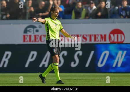 Bergamo, Italien. 13.. November 2022. Schiedsrichter Daniele Chiffi sah in der Serie Ein Spiel zwischen Atalanta und Inter im Gebiss-Stadion in Bergamo. (Foto: Gonzales Photo/Alamy Live News Stockfoto