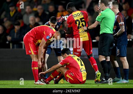 DEVENTER - Mats Deijl von Schieß los. Eagles während des niederländischen Eredivisie-Spiels zwischen Schieß los. Eagles und Vitesse am 13. November 2022 in De Adelaarshorst in Deventer, Niederlande. ANP GERRIT VAN COLOGNE Stockfoto