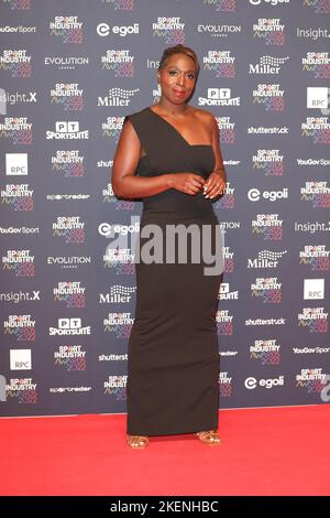 Jeanette Kwakye nimmt an den Sport Industry Awards auf der Battersea Evolution in London, Großbritannien, Teil. Stockfoto