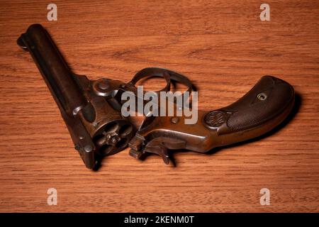 Smith & Wesson 32 Double Action Fourth Model Revolver Stockfoto