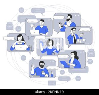 Teamwork Business Collection. Stock Vektor