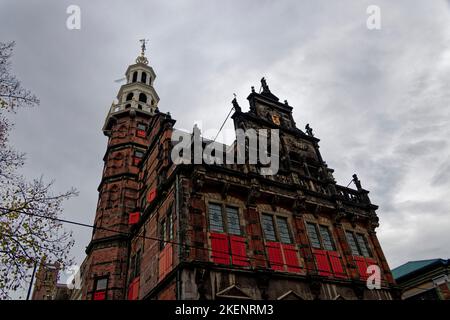 Den Haag, Niederlande. 31. Okt 2022. Altes Rathaus in Den Haag, Niederlande. Stockfoto