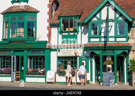 The Bugle Coaching Inn, Yarmouth, Isle of Wight, Hampshire, England, Vereinigtes Königreich Stockfoto