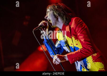 STANDON, ENGLAND: Künstler wie Primal Scream treten am 4. Tag beim Standon Calling Festival in Hertfordshire auf. Mit: Bobbie Gillespie wo: Standon, Großbritannien Wann: 24 Jul 2022 Kredit: Neil Lupin/WENN Stockfoto