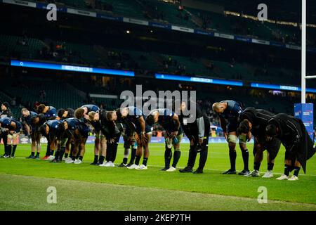 London, Großbritannien. 12.. November 2022. Japan Team Rugby: Das Testspiel zwischen England und Japan im Twickenham Stadium in London, England. Kredit: Itaru Chiba/AFLO/Alamy Live Nachrichten Stockfoto