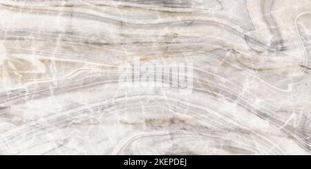 Marmor Wand weiß braun Muster Tinte wirbeln gelb grün Grafik Hintergrund abstrakt hell elegant grau für Grundriss Keramik Zähler Textur Fliese grau Stockfoto