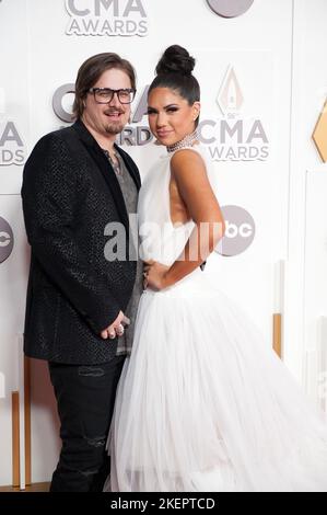 09. November 2022 - Nashville, Tennessee; USA - HARDY kommt zu den jährlichen CMA Awards 56., die in der Bridgestone Arena im Stadtzentrum von Nashville stattgefunden haben. Copyright 2022 Jason Moore. (Bild: © Jason Moore/ZUMA Press Wire) Stockfoto