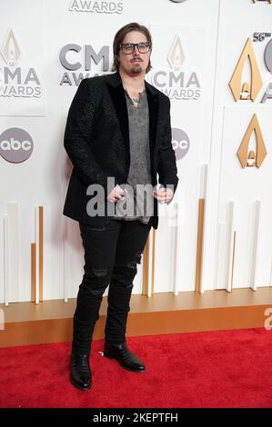 09. November 2022 - Nashville, Tennessee; USA - HARDY kommt zu den jährlichen CMA Awards 56., die in der Bridgestone Arena im Stadtzentrum von Nashville stattgefunden haben. Copyright 2022 Jason Moore. (Bild: © Jason Moore/ZUMA Press Wire) Stockfoto