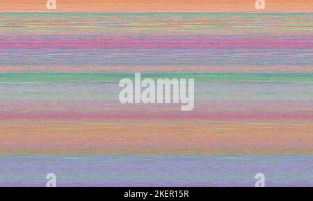 Bunte Signalverzerrung Rauschen Pixeleffekt Textur gestreiftes abstraktes Hintergrundbanner Stockfoto