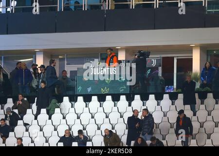 TURIN, ITALIEN, 13. NOVEMBER 2022. DJ William Djoko während des Spiels zwischen Juventus FC und SS Lazio am 13. November 2022 im Allianz Stadium in Turin, Italien. Kredit: Massimiliano Ferraro/Alamy Live Nachrichten Stockfoto