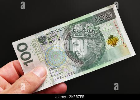 Illustration Foto - Zloty, Zloty, Polen Währung, Geldscheine, Banknote (CTK Photo/Petr Svancara) Stockfoto